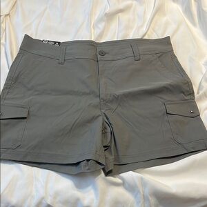 Gray Cargo Shorts